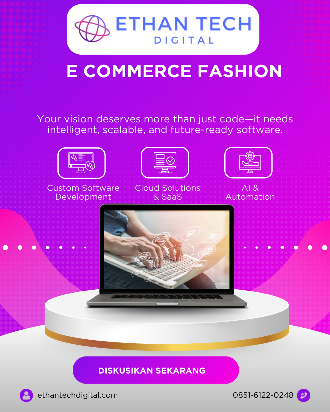 Buat E Commerce Web Fashion Modern