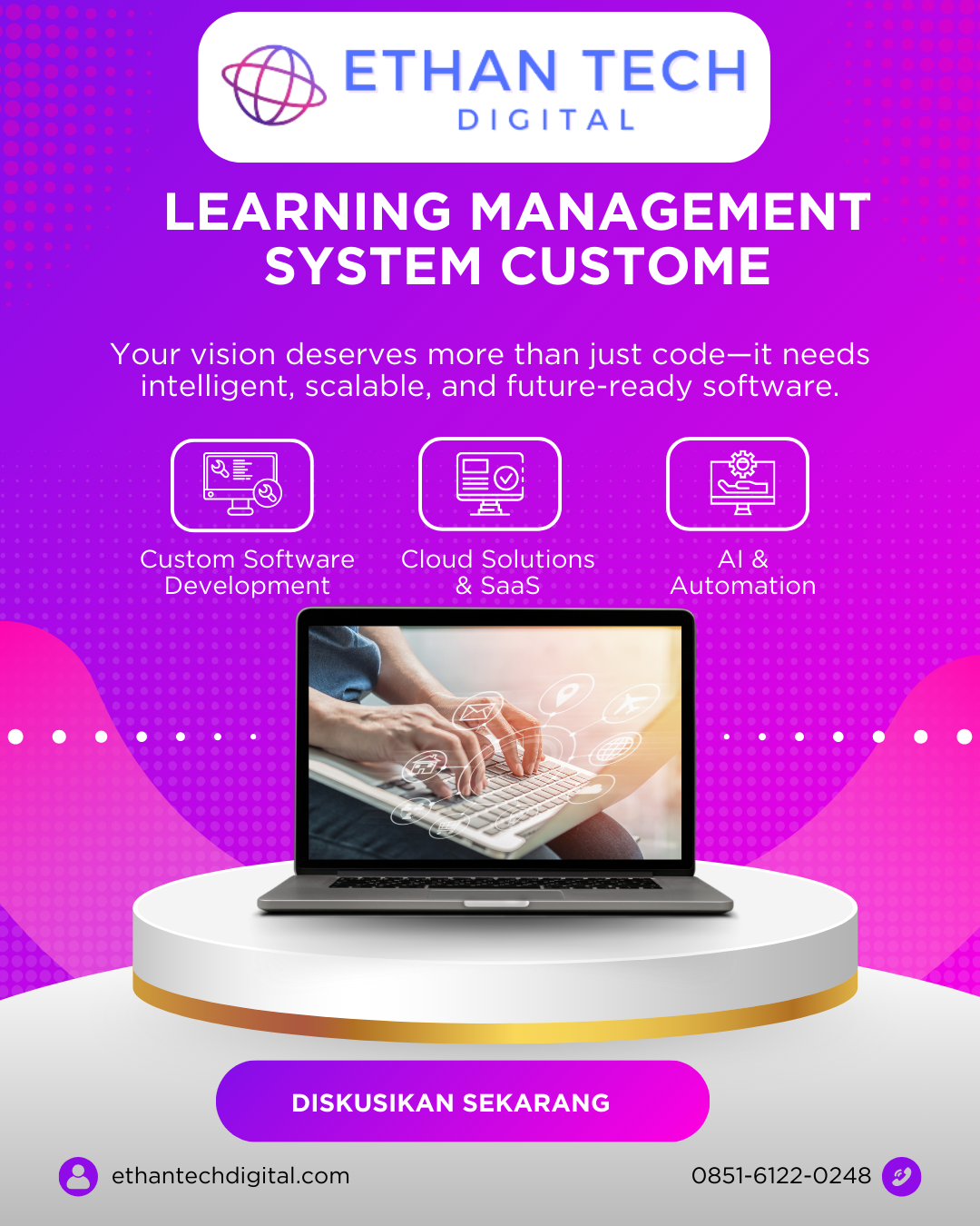Buat Sistem Learning Manajemen System  ( LMS Custome )