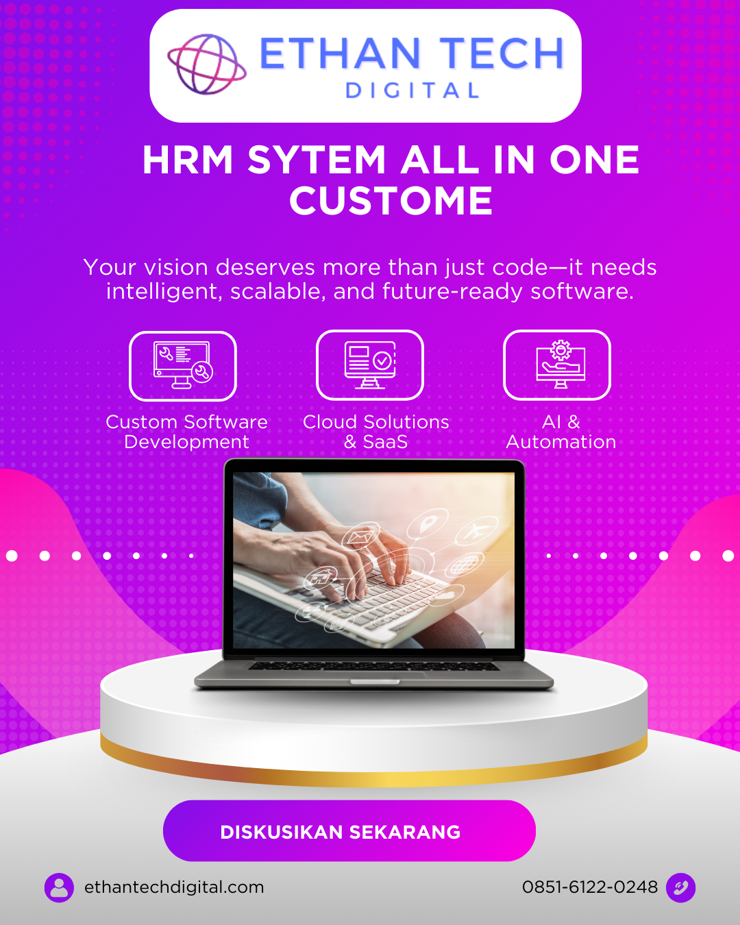 Buat sistem HRM with Payroll Custom